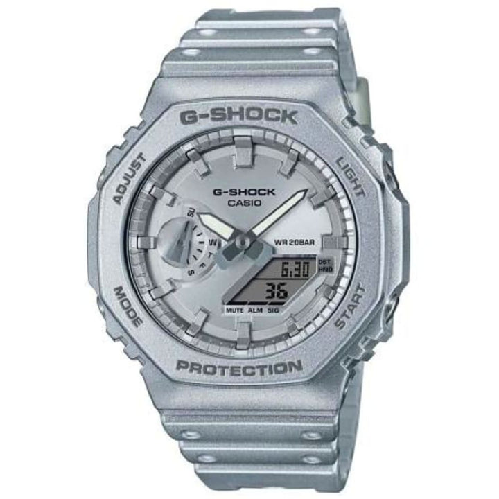 Casio G-Shock GA-2100FF-8AER Metallic Silver Time Traveler - View 1