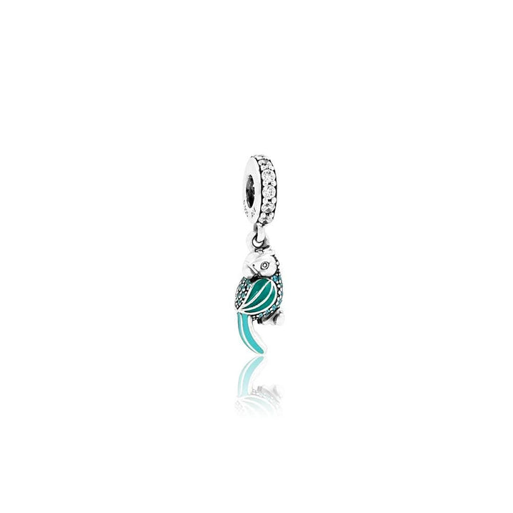 Pandora Pave Parrot Dangle Charm 791903ENMX - View 3