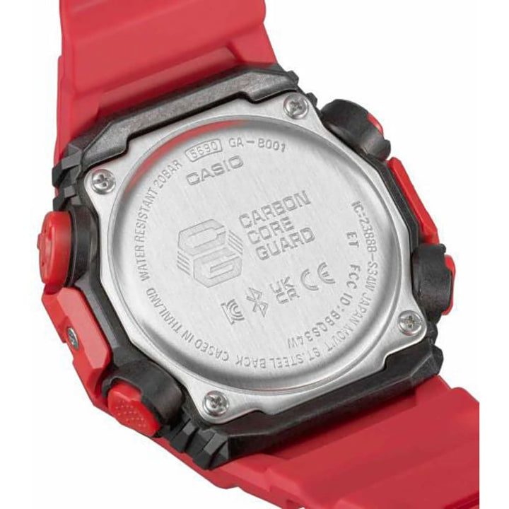 Casio G-Shock GA-100B-4AER Red Accent Sport Watch - View 6