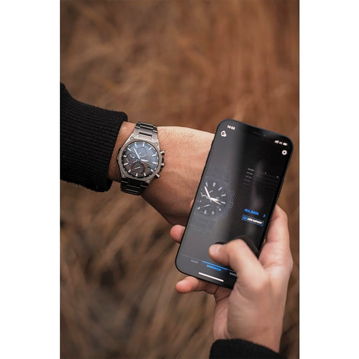 Casio Edifice EQB-1100DC-1AER Slim Solar Powered Chronograph - View 5