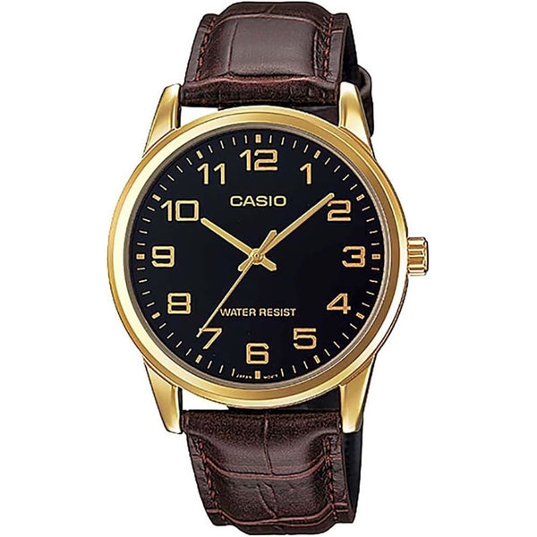 Casio MTP-V001GL-1BUDF Men's Classic Black Dial Watch - View 1
