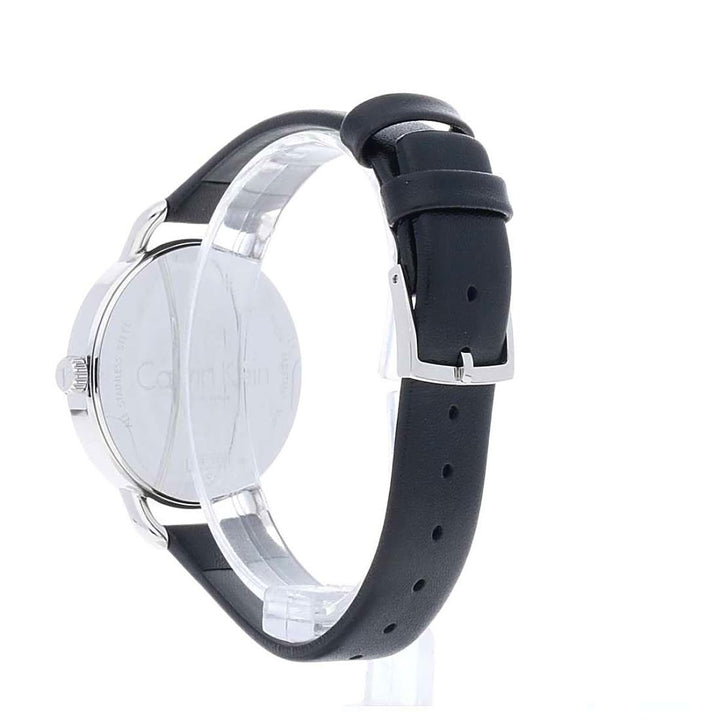 Calvin Klein Even K7B231C6 Ladies Black Leather Watch - View 3