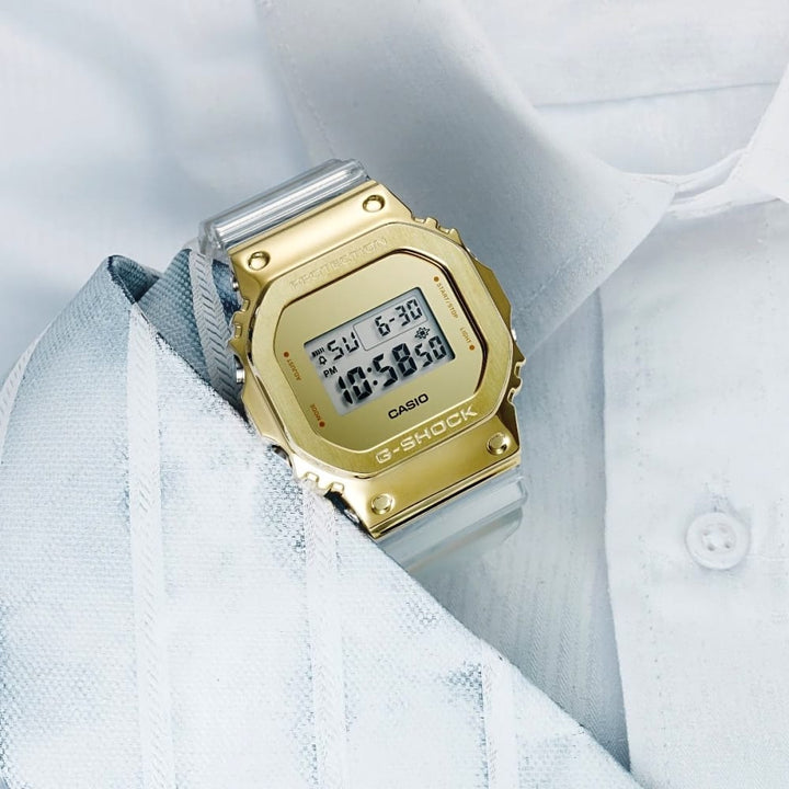 Casio G-Shock GM-5600SG-9ER Gold Accent Digital Watch - View 3