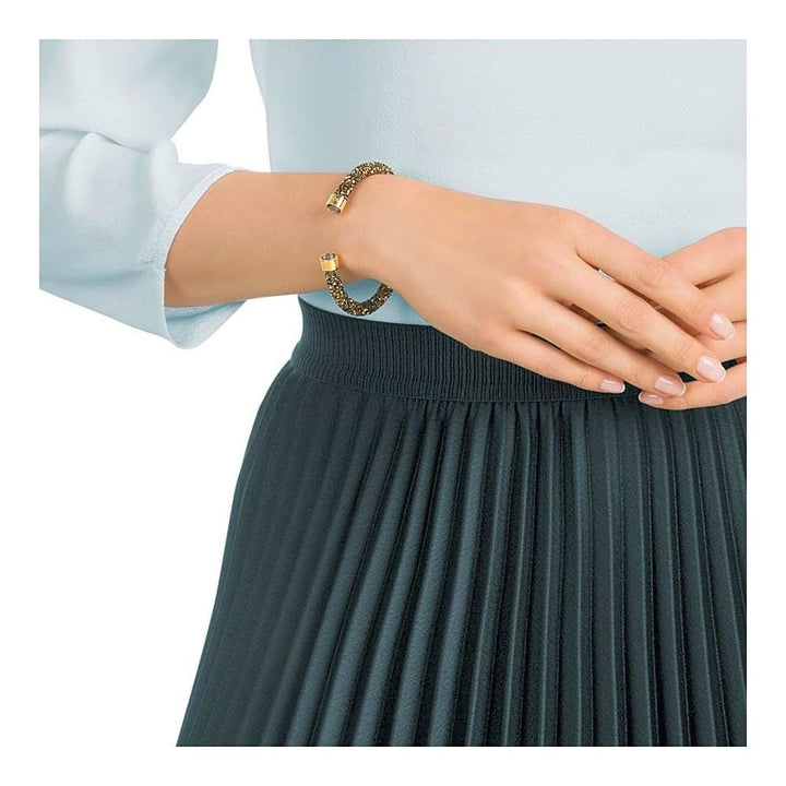 Swarovski Crystaldust Gold Cuff Bracelet - Small 5372883 - View 3