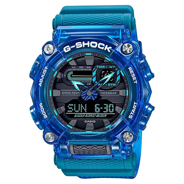 Casio G-Shock GA-900SKL-2AER Blue Resin Powerhouse - View 1