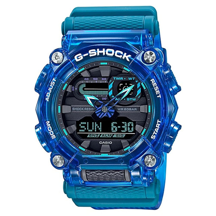 Casio G-Shock GA-900SKL-2AER Blue Resin Powerhouse - View 1