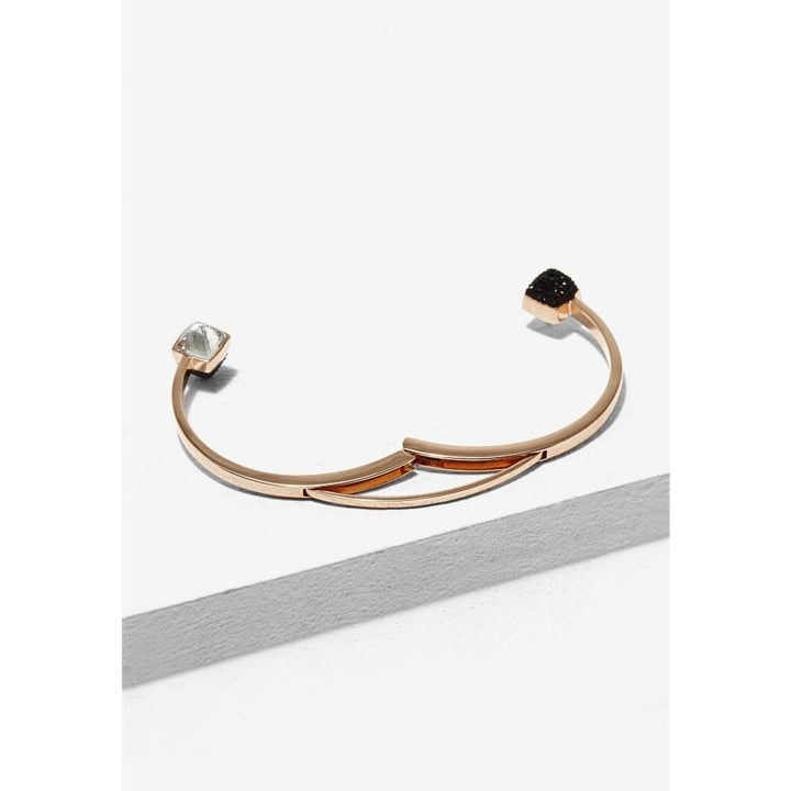 Swarovski Gold-Plated Black Crystal Bangle 5254011 - View 5