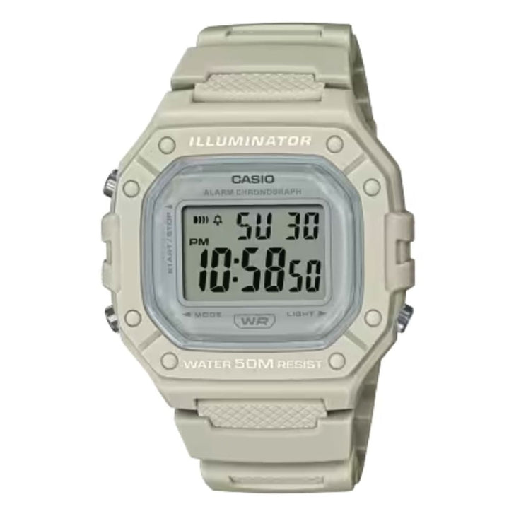 Casio POP Illuminator W-218HC-8AVDF Digital Timepiece - View 1