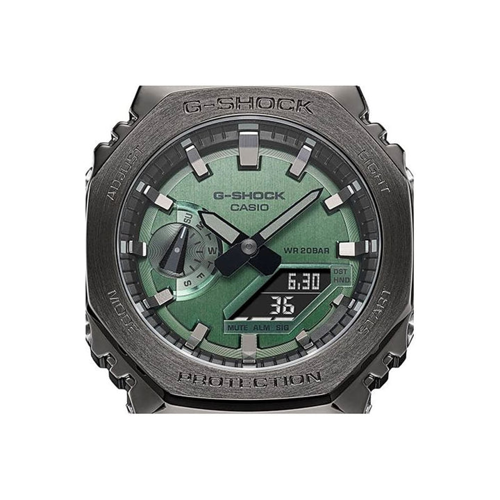 Casio G-Shock GM-2100B-3ADR Green Metal Series Watch - View 3