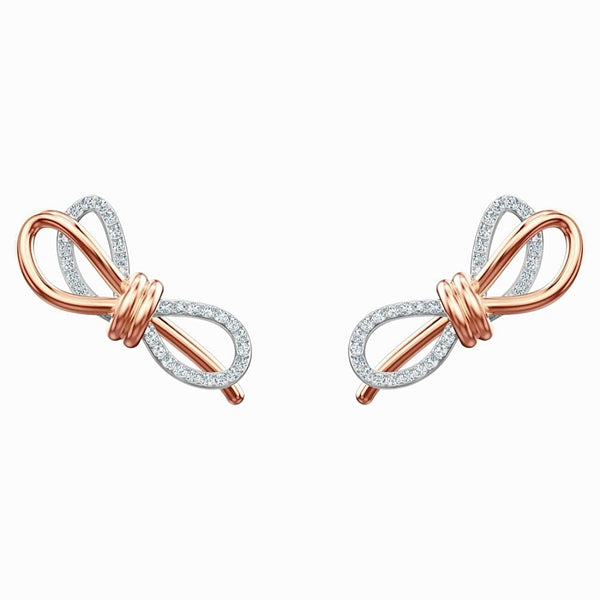 Swarovski Lifelong Bow Earrings: A Symbol of Everlasting Love (5447089) - View 1