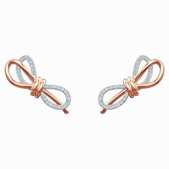Swarovski Lifelong Bow Earrings: A Symbol of Everlasting Love (5447089) - View 1