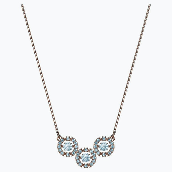 Swarovski Sparkling Dance Trilogy Necklace - White 5465275 - View 1