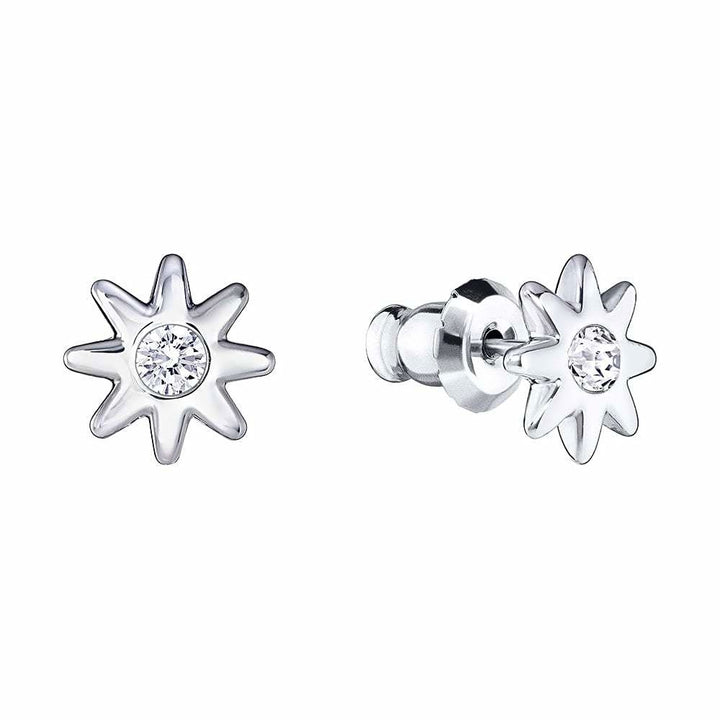 Swarovski Fizzy Earring Jackets: Rhodium & Crystal, Style 5230287 - View 3