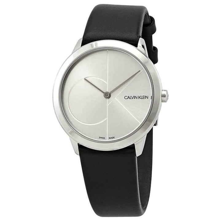 Calvin Klein Minimal K3M221CY Women's Black Leather Watch - View 1