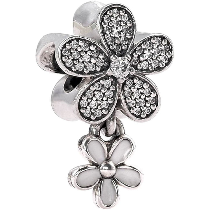 Pandora Dangling Daisy Pavé Charm 792098CZ - View 2