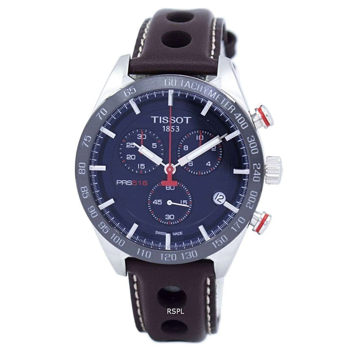Tissot T-Sport PRS 516 Blue Chronograph - T1004171604100 - View 1