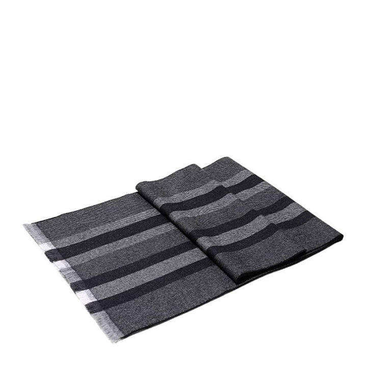 Gucci Dark Grey & Black Wool Scarf 387574-4G200-1361 - View 4