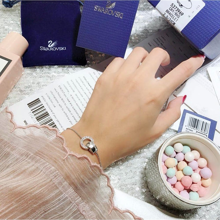 Swarovski Hollow Rhodium Bracelet 5373969 - View 3