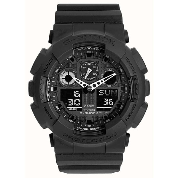 Casio G-Shock GA-100-1A1ER The Analog-Digital Blackout - View 1