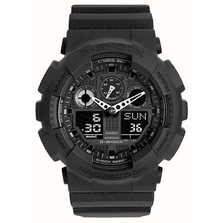 Casio G-Shock GA-100-1A1ER The Analog-Digital Blackout - View 1