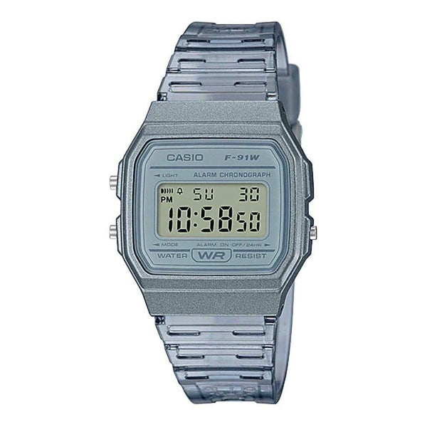 Casio POP F-91WS-8 Grey Digital Watch - View 1