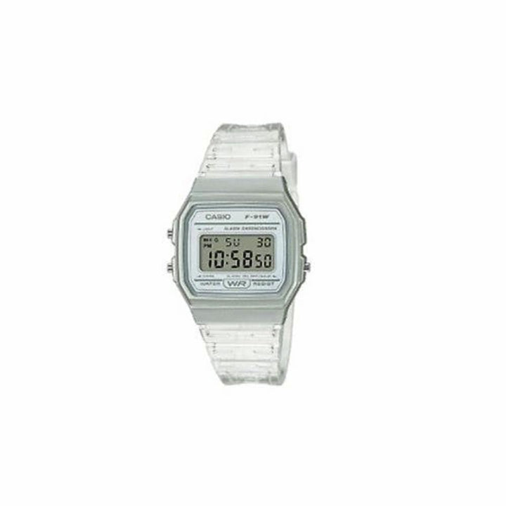 Casio POP F-91WS-7DF Classic White Digital Watch - View 1