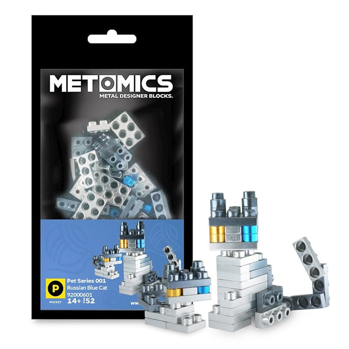 METOMICS Russian Blue Cat 92000601 Building Set - View 3