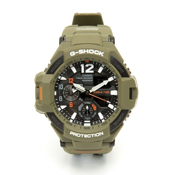 Casio G-Shock Gravitymaster GA-1100KH-3A Pilot's Watch - View 1