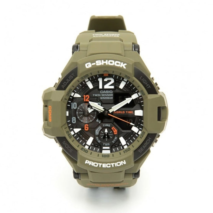Casio G-Shock Gravitymaster GA-1100KH-3A Pilot's Watch - View 1