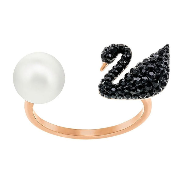 Swarovski Iconic Swan Open Ring, Size 50, 5296471 - View 1