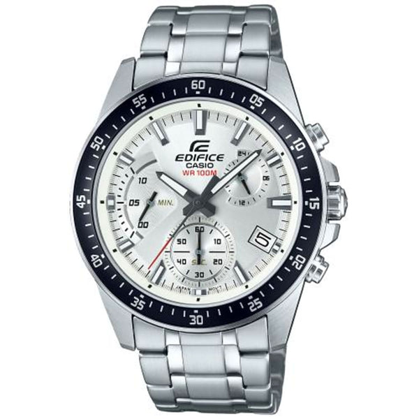 Casio Edifice EFV-540D-7AVUEF: Precision Silver Chronograph - View 1