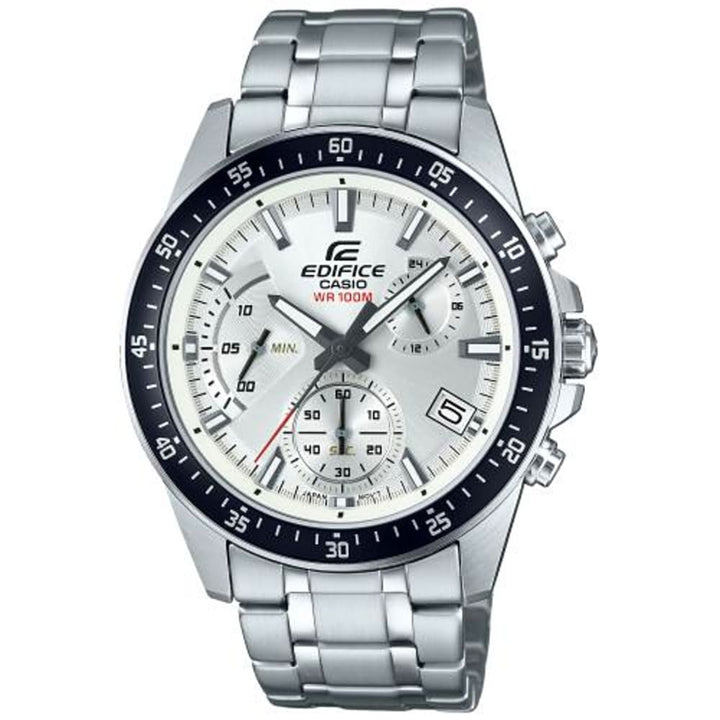 Casio Edifice EFV-540D-7AVUEF: Precision Silver Chronograph - View 1