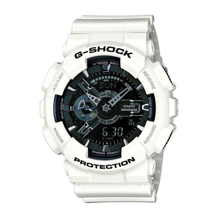 Casio G-Shock GA110GW-7A White & Gold Accents - View 1