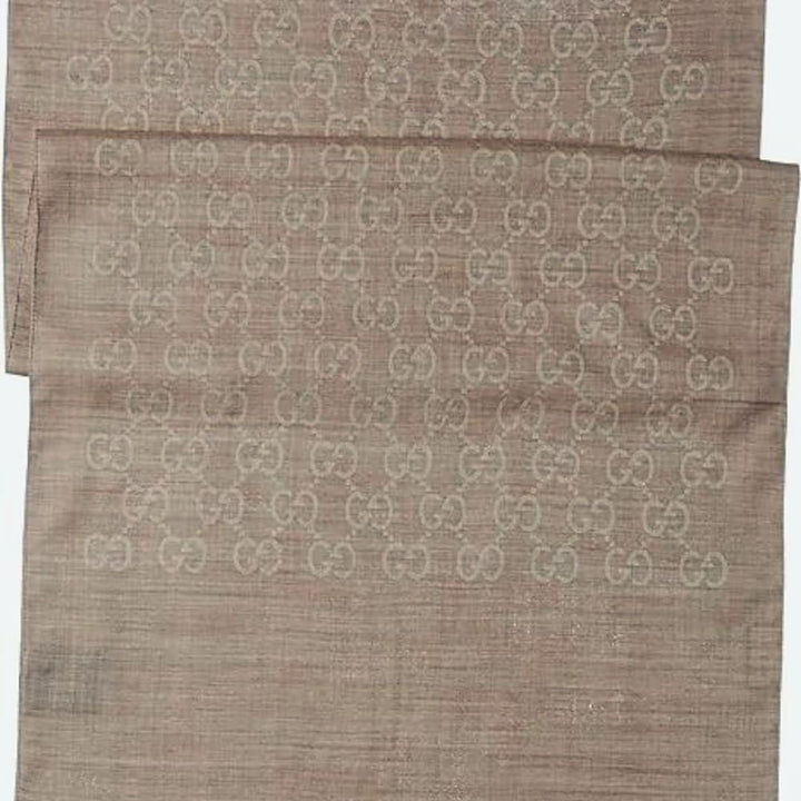 Gucci Sand Scarf 165904-3G646-9500: Luxurious Wool & Silk - View 2