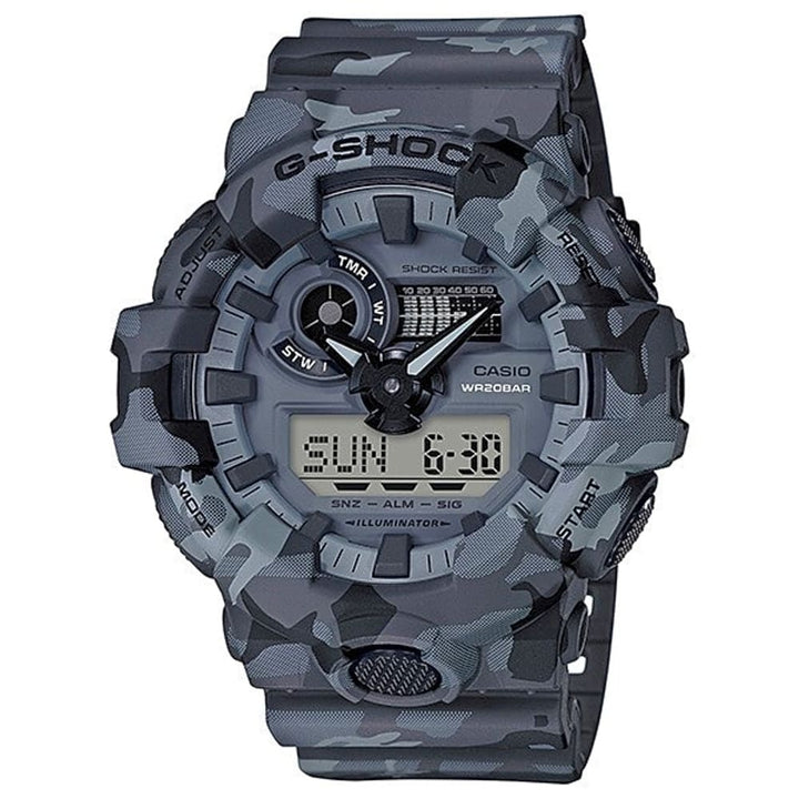 Casio G-Shock GA-700CM-8AER: Urban Camo Resilience - View 1