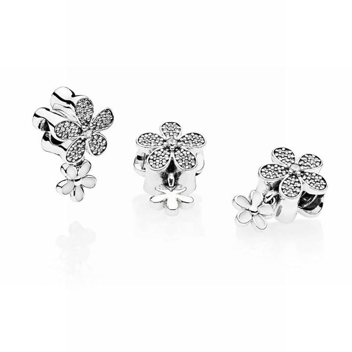 Pandora Dangling Daisy Pavé Charm 792098CZ - View 3