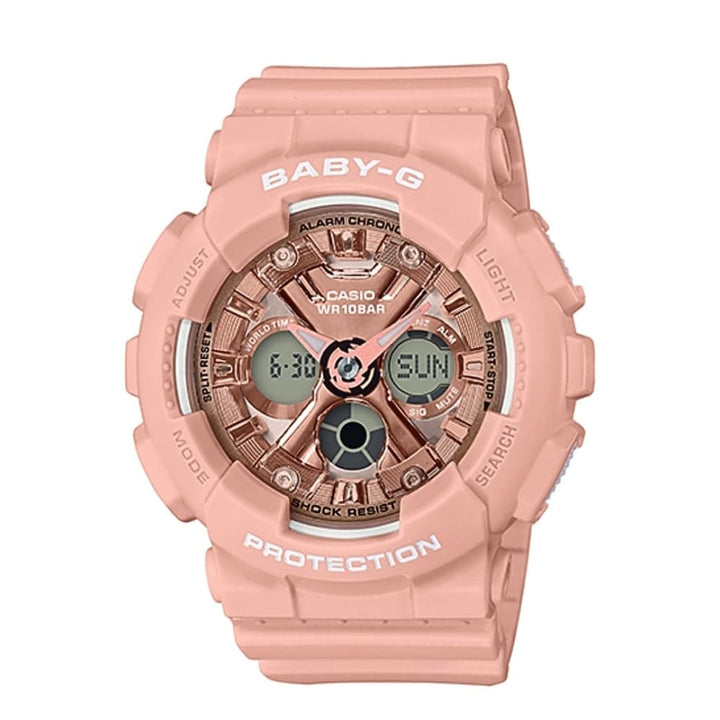 Casio Baby-G BA-130-4AER Women's Pink Analog-Digital Watch - View 1