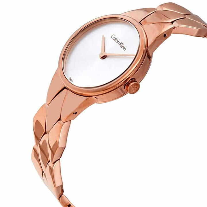 Calvin Klein Snake Rose Gold Ladies Watch K6E23646 - View 2