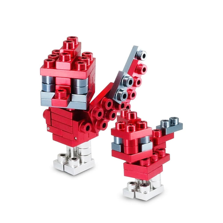 METOMICS Crimson Crested Bird 92000301 Building Kit - View 1