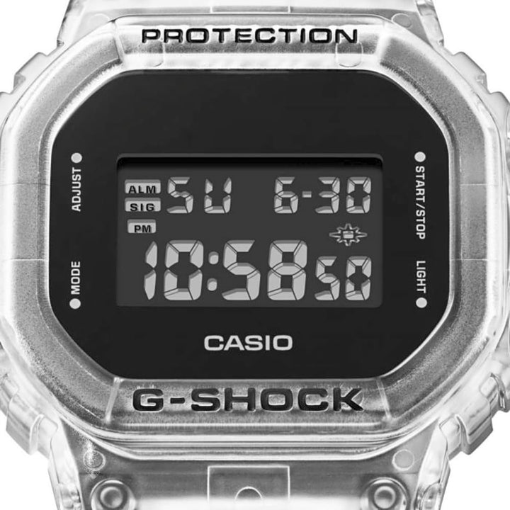 Casio G-Shock DW-5600SKE-7 Transparent Series Digital Watch - View 3