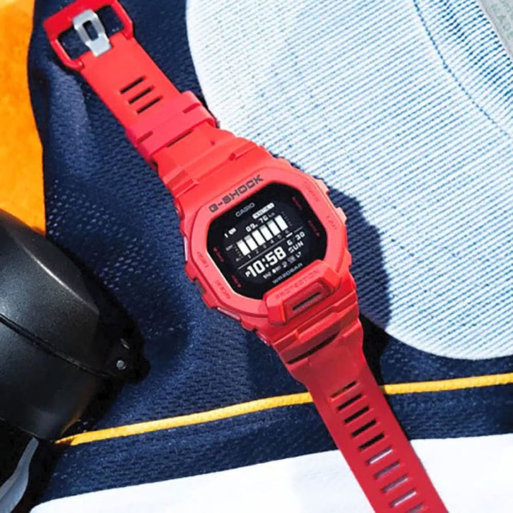 Casio G-Shock GBD-200RD-4 Training Partner - Vibrant Red - View 4