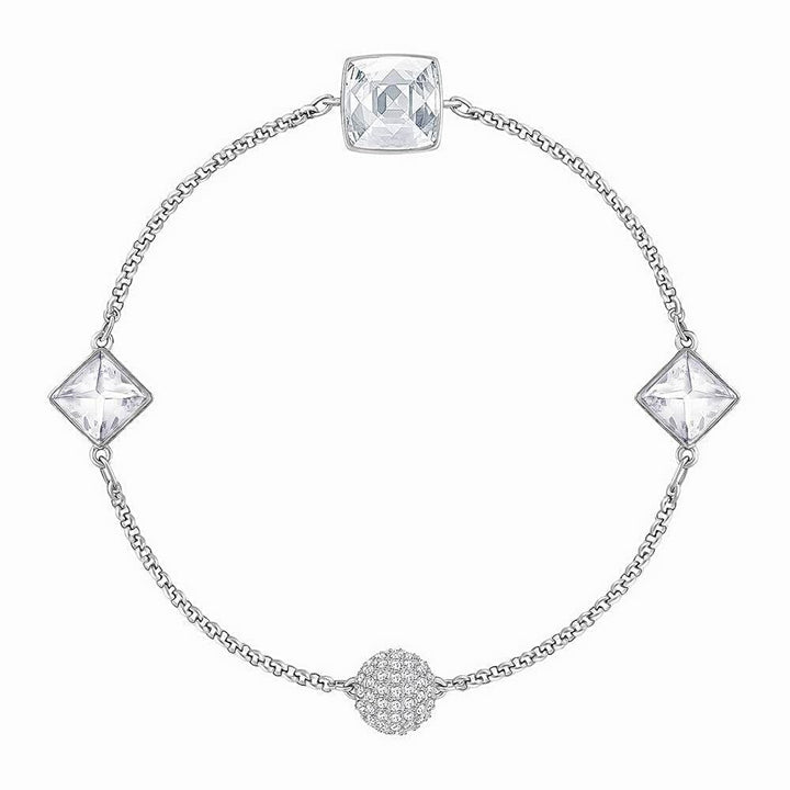 Swarovski Remix White Crystal Cabochon Bracelet 5365757 - View 1