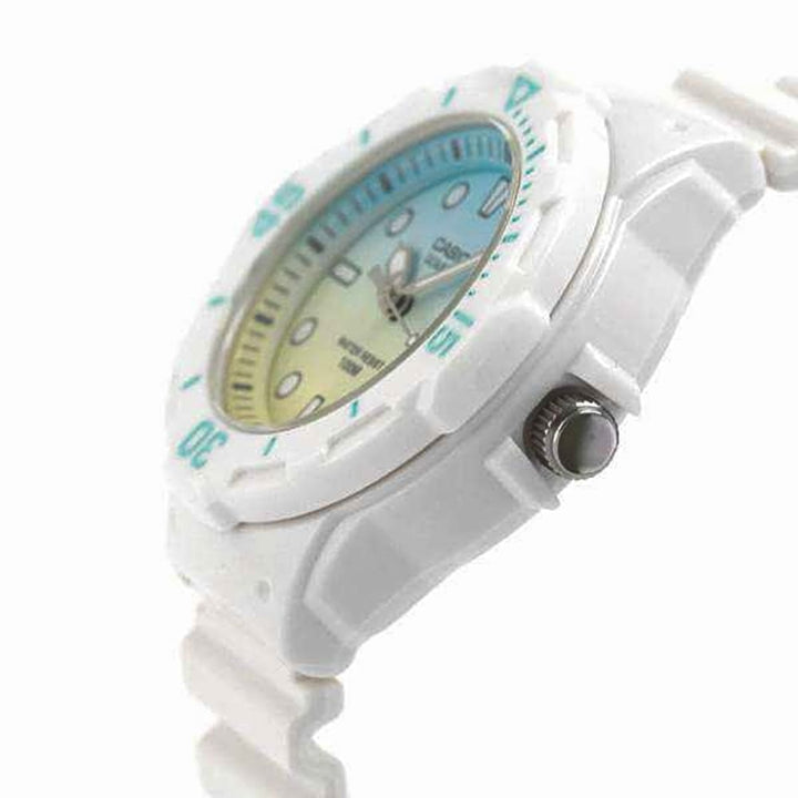 Casio White Dial LRW200H-2E2VDF Resin Strap Watch - View 2