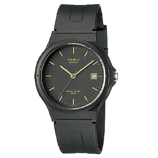 Casio MW591EVDF Men's Classic Black Analog Watch - View 1
