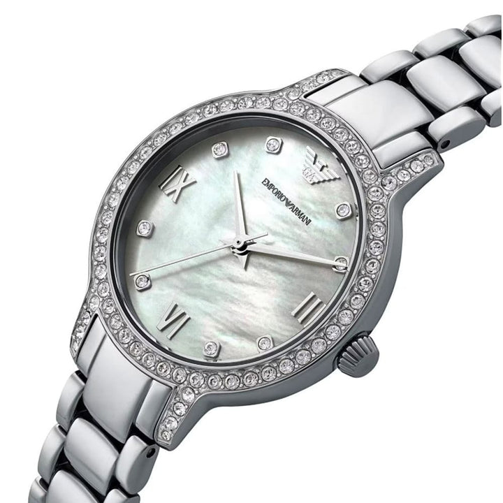 Armani Cleo AR11484 Ladies' Silver-Tone Watch - View 2