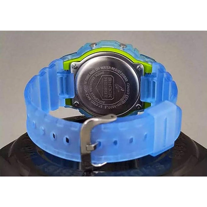 Casio G-Shock DW-5600LS-2ER Modern Transparent Blue Digital Watch - View 3