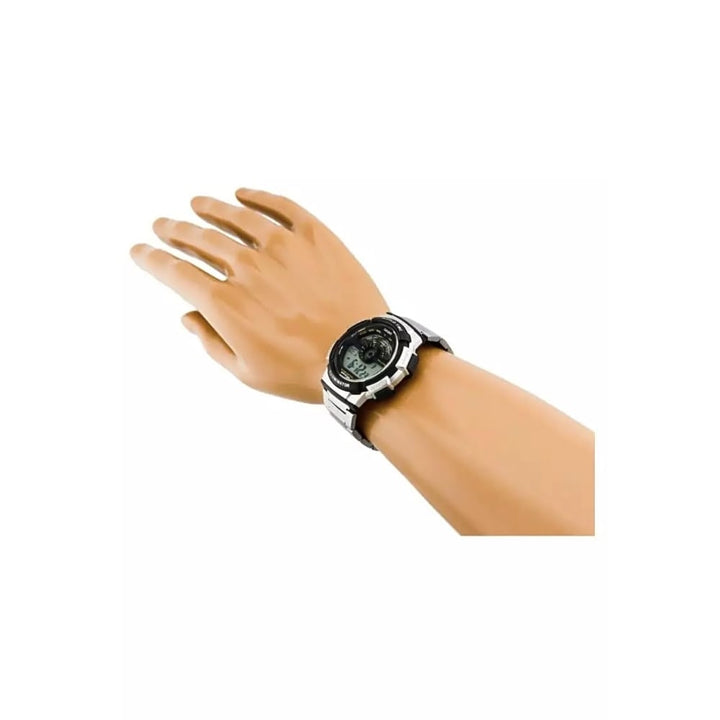 Casio Digital AE-1100WD-1AVDF Men's Silver Sport Watch - View 4