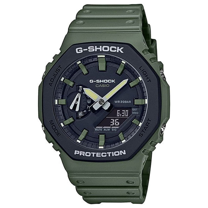 Casio G-Shock GA-2110SU-3AER Carbon Core Green Watch - View 1