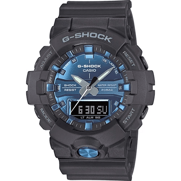 Casio G-Shock GA-810MMB-1A2ER Black and Blue Sport Watch - View 1