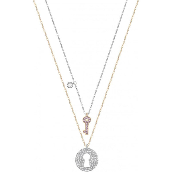 Swarovski Crystal Wishes Key & Lock Pendant Set - 5272240 - View 1
